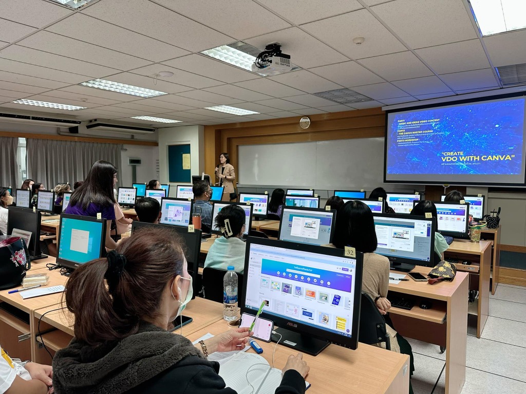 บรรยากาศห้องอบรมเชิงปฏิบัติการ